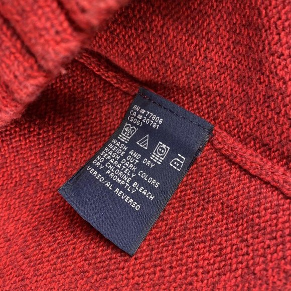 Tommy Hilfiger Mens Sweater Heather Red XXL Marled - Picture 9 of 11